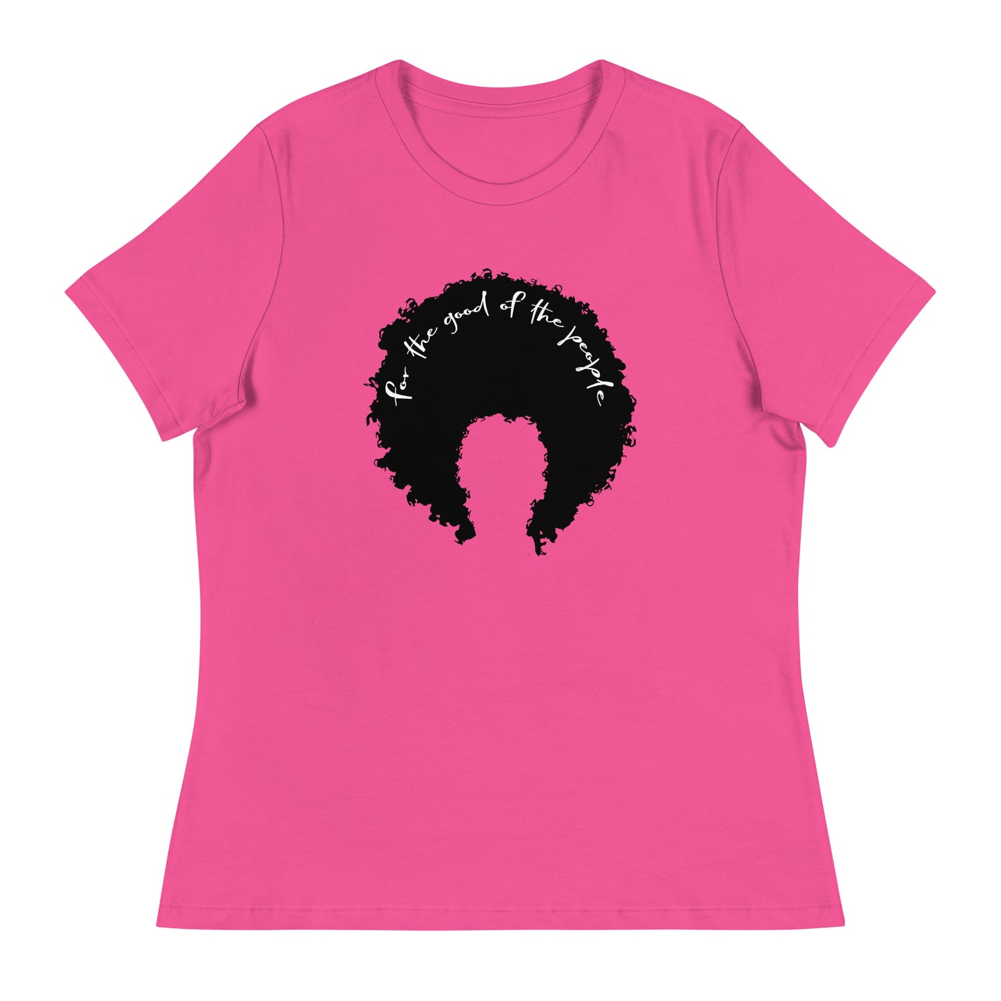 Signature Women's Afro T-Shirt - Black and White